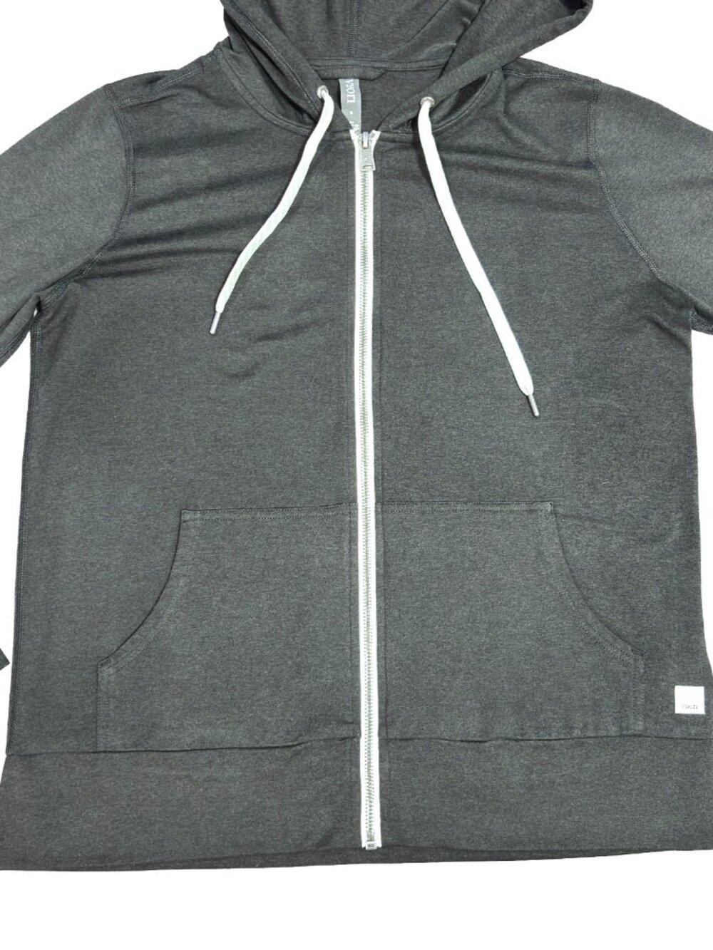 Vuori Black Lightweight Zip Hoodie Women’s Small Athleisure Jacket - Picture 2 of 12